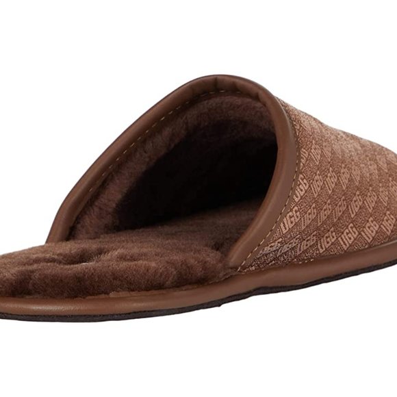 UGG Scuff Logo Jacquard slip-on slipper. Size: 10, 11 - Picture 2 of 11